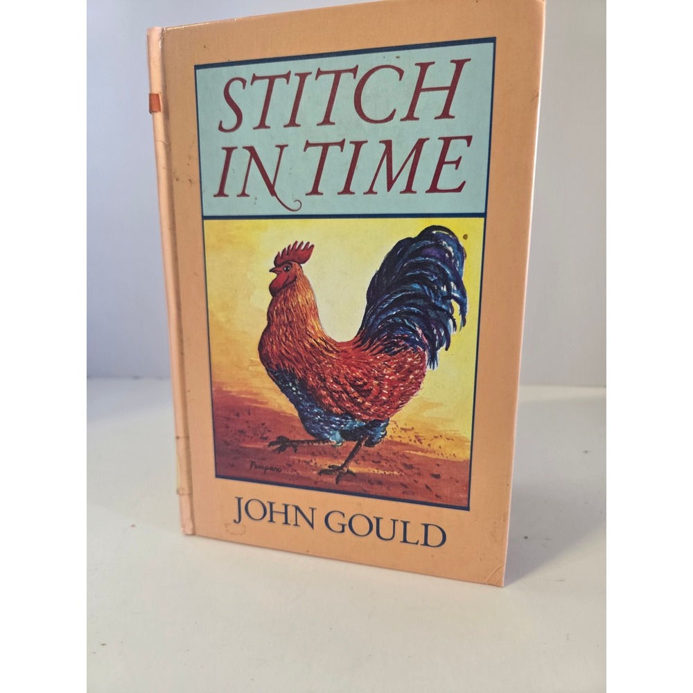 Stitch In Time by John Gould Hardcover Large Print Maine Essays Nonfiction